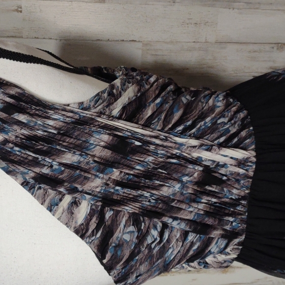 tibi New York One Shoulder Cocktail Dress - Picture 4 of 16